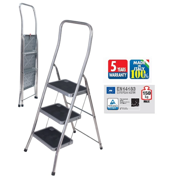 Vendita online Sgabello in alluminio Super Effe 3 gradini